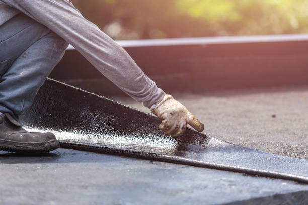 Professional Basement Waterproofing technician working in Mishicot, WI